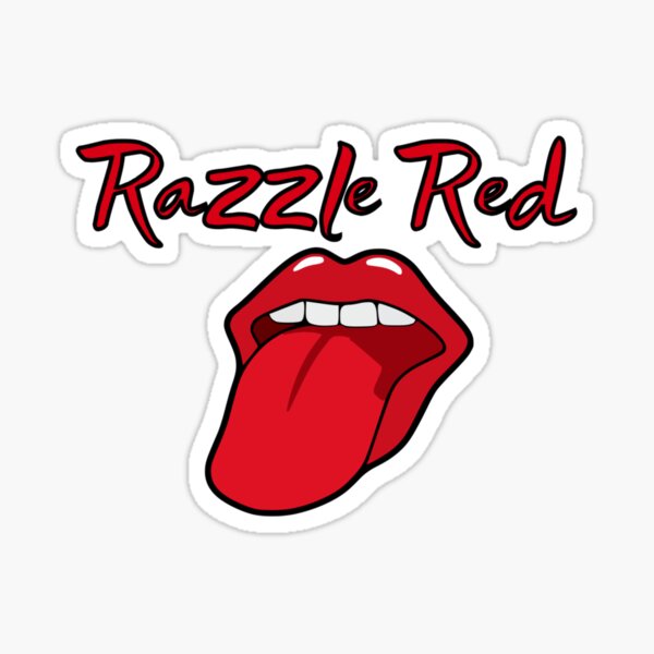 Razzle Red Sticker