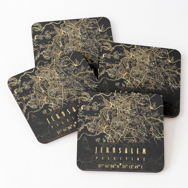 Item preview, JERUSALEM MAP PALESTINE designed and sold by hatimelhag.