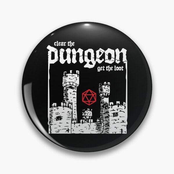 Item preview, Clear The Dungeon Get The Loot - DnD OSR designed and sold by DnlDesigns.