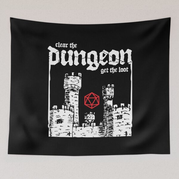 Item preview, Clear The Dungeon Get The Loot - DnD OSR designed and sold by DnlDesigns.