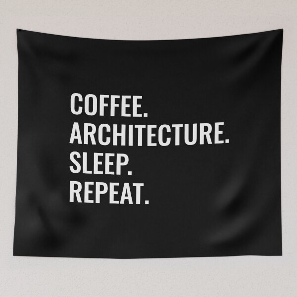 Item preview, Coffee Architecture Sleep Repeat designed and sold by manishfzr1995.