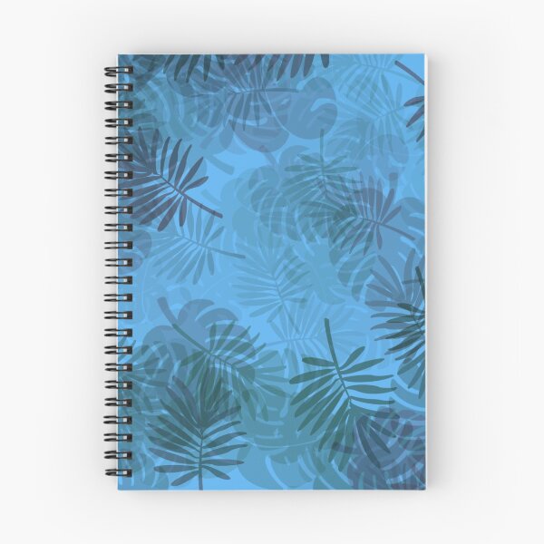 Item preview, Tropical Leaves (Blue) designed and sold by LexIllustration.