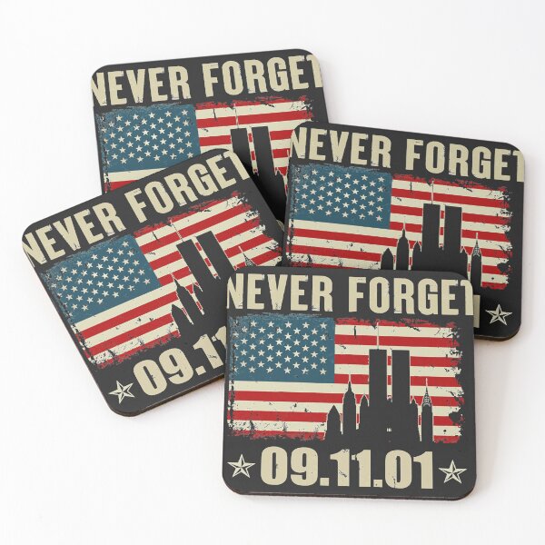 Item preview, Never forget 09-11-01, Vintage Flag, American Love, American Patriot, Patriotic, Twin Tower, Usa 9 11, 911 Memorial T-shirt designed and sold by MistyBrumit.