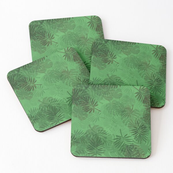 Item preview, Tropical Leaves (Green) designed and sold by LexIllustration.