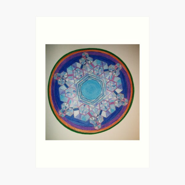 Gratitude Cristal Eau Impression artistique