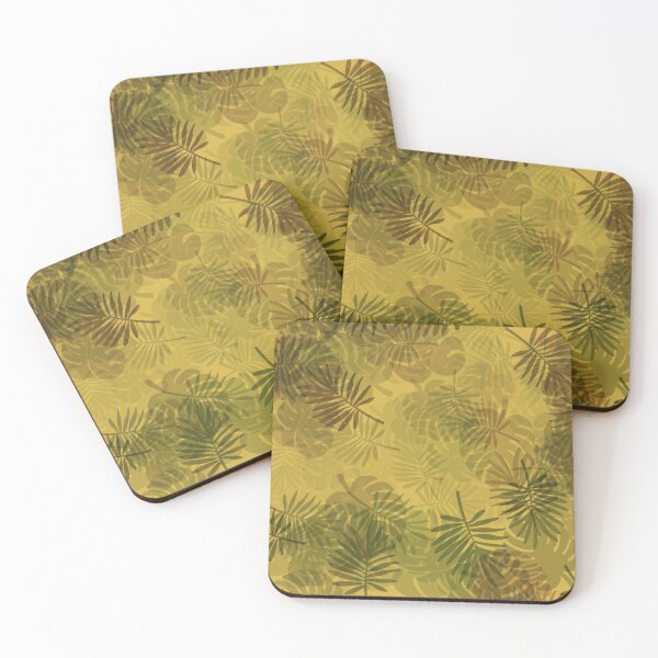 Item preview, Tropical Leaves (Yellow) designed and sold by LexIllustration.