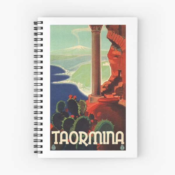 Item preview, Cartel de viaje de 1933 Taormina Italia designed and sold by retrographics.