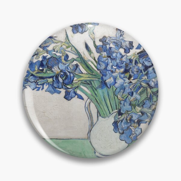 Item preview, Vase with Irises_Vincent van Gogh  Dutch post-impressionist painter (1853–1890) designed and sold by HomeGallery.
