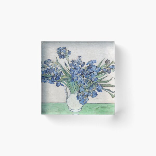 Item preview, Vase with Irises_Vincent van Gogh  Dutch post-impressionist painter (1853–1890) designed and sold by HomeGallery.