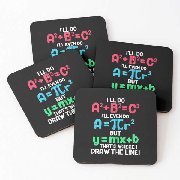 Item preview, I'll Do A2 + B2 = C2 That's Where I Draw The Line Math designed and sold by mathayusa.