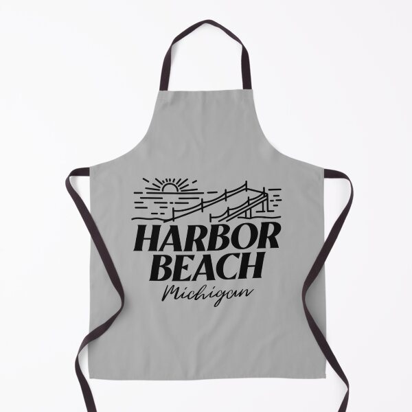 Item preview, Harbor Beach Michigan Sunrise Dock Black Design designed and sold by Eleven-K.