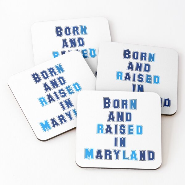 Item preview, Born and Raised in Maryland designed and sold by Twittlefish.
