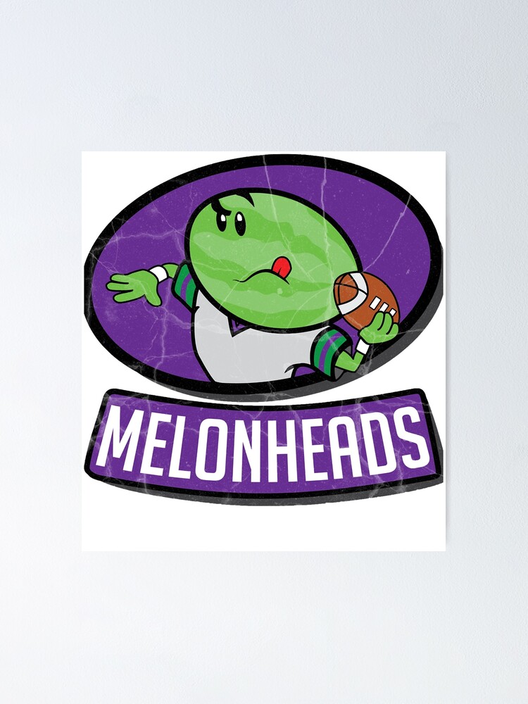 "Faded Replica Melonheads Logo The Parsons Lemonheads Backyard" Poster