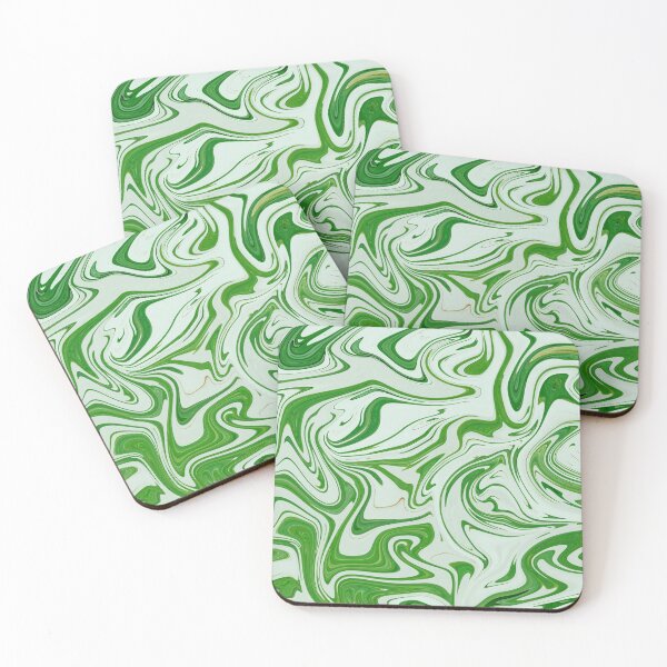 Item preview, Green Palette Abstract Painting Color Study Series C-7 designed and sold by ZekeArtPrints.