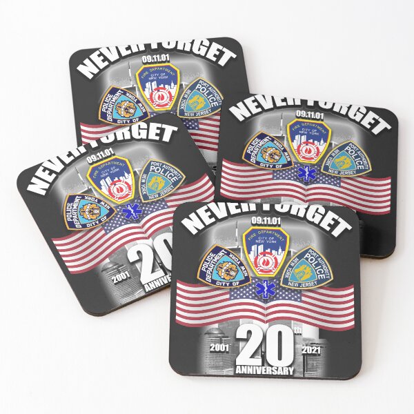 Item preview, Never Forget 09.11.01, 20th Anniversary Peace Love Never Forget Never forget, American Love, American Patriot, Patriotic, Twin Tower, T-shirt  designed and sold by MistyBrumit.