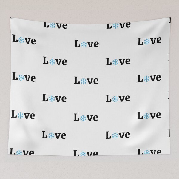Item preview, Love Snow, Snowflakes, patterned designed and sold by JRice66.