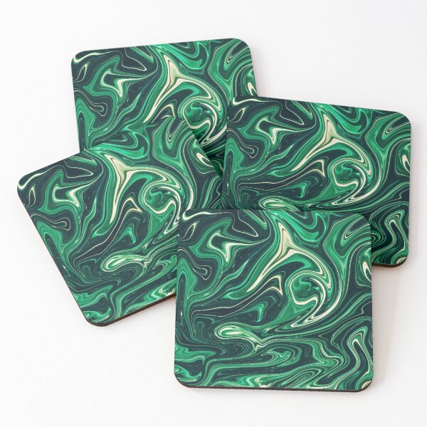Item preview, Green Palette Abstract Painting Color Study Series C-8 designed and sold by ZekeArtPrints.