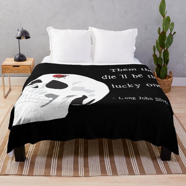 Item preview, Them That Die - Treasure Island Quote with Skull designed and sold by MissBennett.