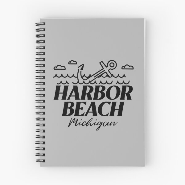 Item preview, Harbor Beach Michigan Boating Fishing Anchor Black Design designed and sold by Eleven-K.