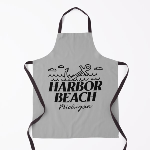 Item preview, Harbor Beach Michigan Boating Fishing Anchor Black Design designed and sold by Eleven-K.