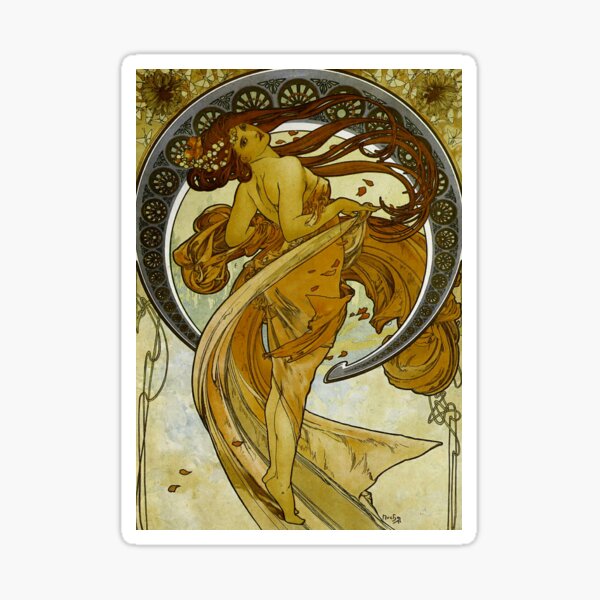 Aperçu de l'œuvre Alphonse Mucha - Danse,Nº, 02. créée et vendue par Vivanne-art.