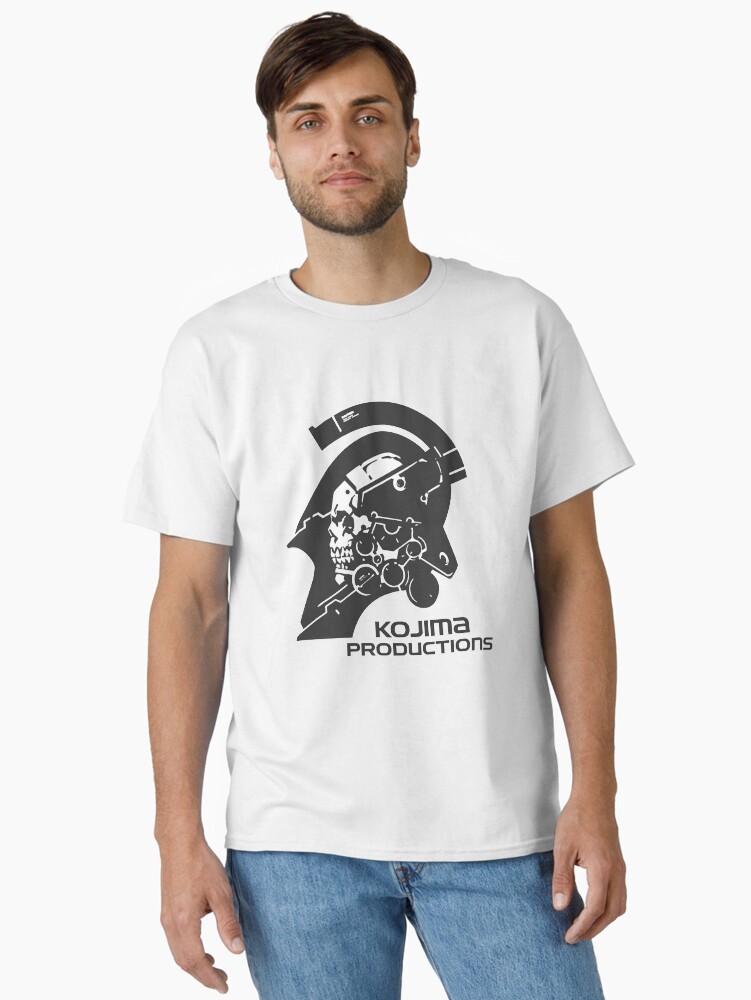 Thumbnail 1 of 7, Classic T-Shirt, Death Stranding Kojima Productions Play games with science and strategy designed and sold by DeathStrandingy.