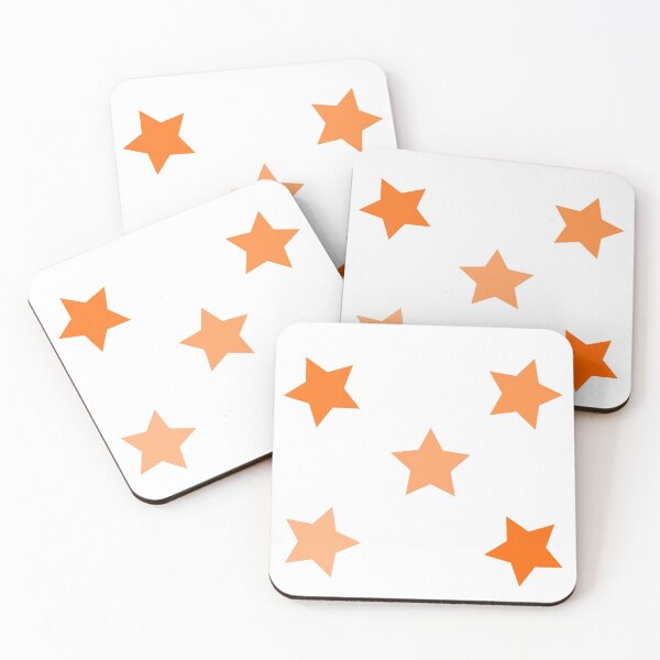 Item preview, Little Orange Five-Pack Star Set designed and sold by CSdoodles.