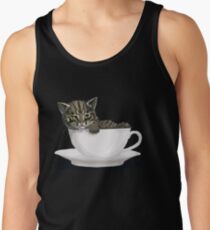 Kitten in a Cup Tank Top