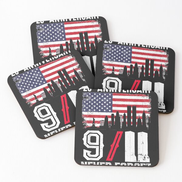 Item preview,  Never forget, 20thAnniversary, American Love, American Patriot, Patriotic, Twin Tower, Usa 9 11, 911 Memorial T-shirt  designed and sold by MistyBrumit.