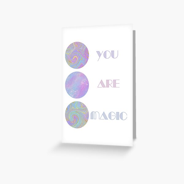 Item preview, You Are Magic Marbled Print Kaleidoscope designed and sold by StudioShiloh.