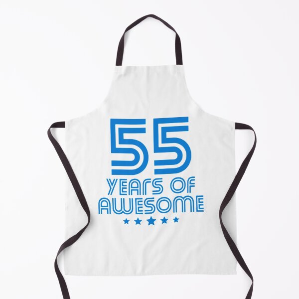 Item preview, 55th Birthday T-Shirt55 Years Of Awesome designed and sold by AgnesAnne.