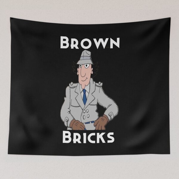 Item preview, Funny Gift For Inspector Gadget - Brown Bricks In Minecrap Halloween designed and sold by KallieShanahat.