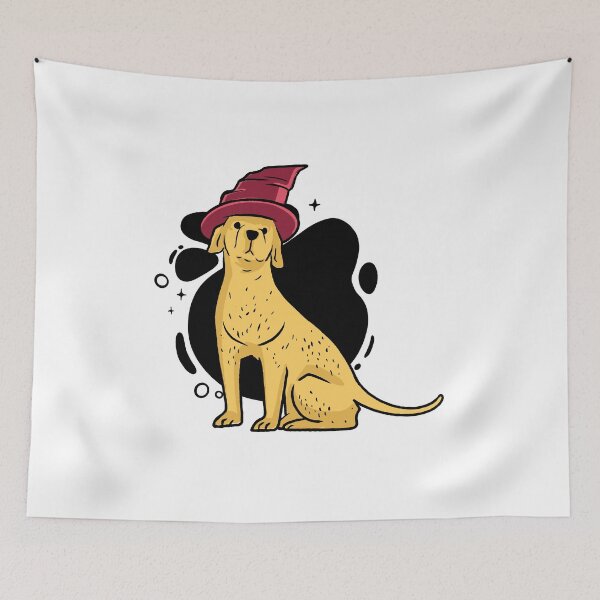 Item preview, Dog in wizard , doggy Halloween designed and sold by TRIBExSPACE.