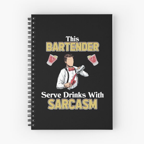 Item preview, This Bartender Serve Drinks With Sarcasm designed and sold by saulmedia.