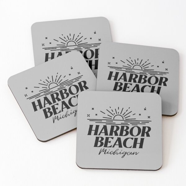 Item preview, Harbor Beach Michigan Sun Black Design designed and sold by Eleven-K.
