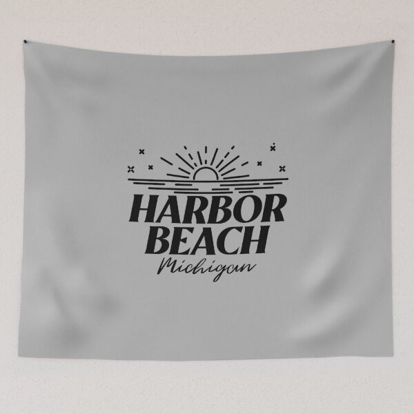 Item preview, Harbor Beach Michigan Sun Black Design designed and sold by Eleven-K.