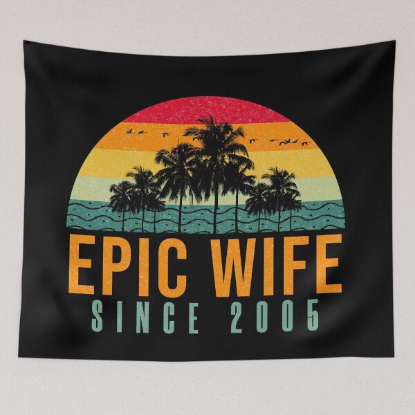 Item preview, Epic Wife Since 2005 16th wedding anniversary  designed and sold by PlusAdore.