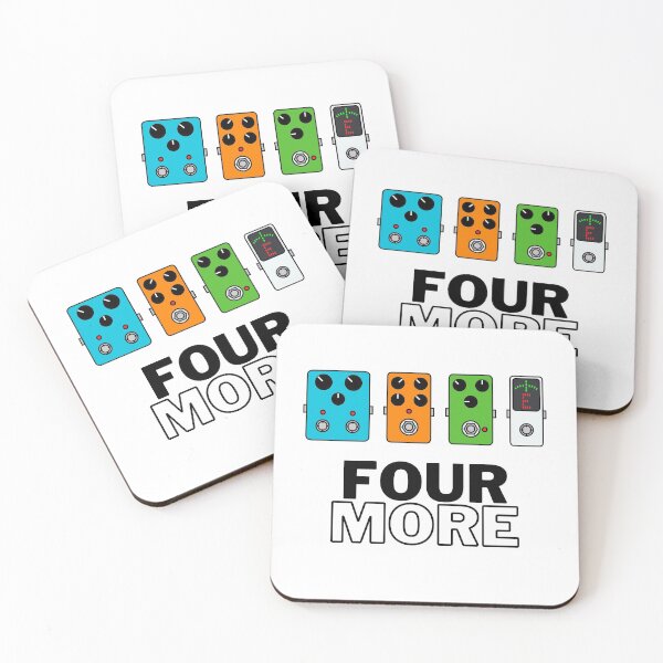 Item preview, Four More Guitar Pedals Light Theme designed and sold by nightsworthy.
