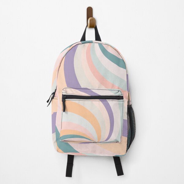 Item preview, Retro Rainbow Swirls 3 Boho Pastel designed and sold by MaryJaneRC.