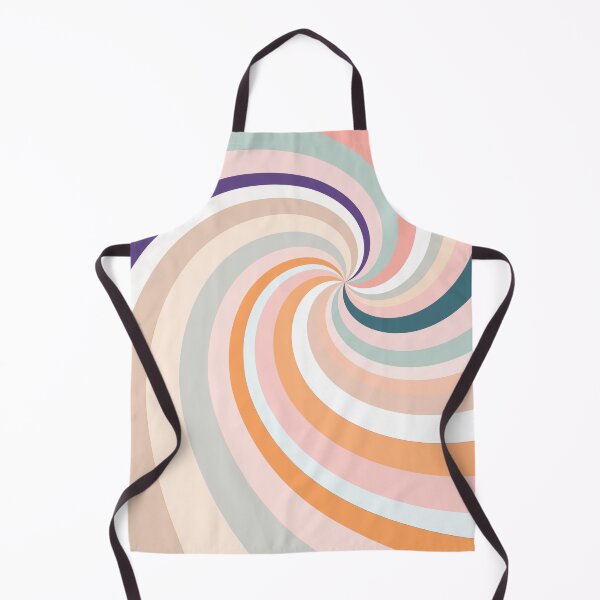 Item preview, Retro Rainbow Swirls 4 Boho Pastel designed and sold by MaryJaneRC.