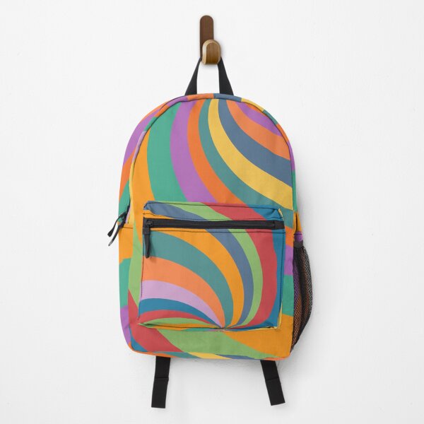 Item preview, Retro Rainbow Swirls 5 Boho designed and sold by MaryJaneRC.
