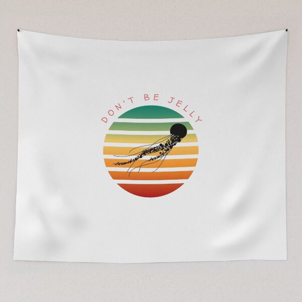 Item preview, Don't Be Jelly - Retro Save the Jellyfish designed and sold by mbhmerch.