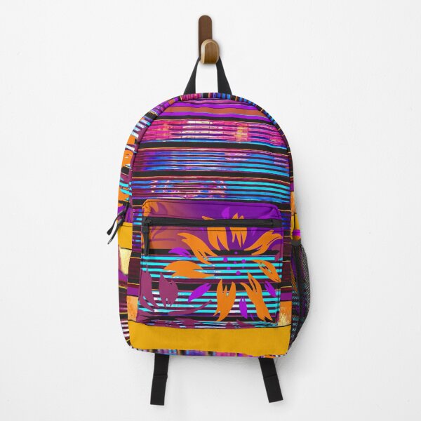 Artikelvorschau, ORANGE UND LILA SCHIMMER FLORAL entworfen und verkauft von wildwhimsical.