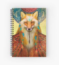Wise Fox Spiral Notebook
