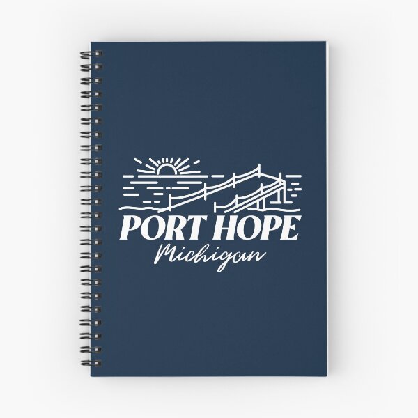 Item preview, Port Hope Michigan Sunrise Dock White Design designed and sold by Eleven-K.