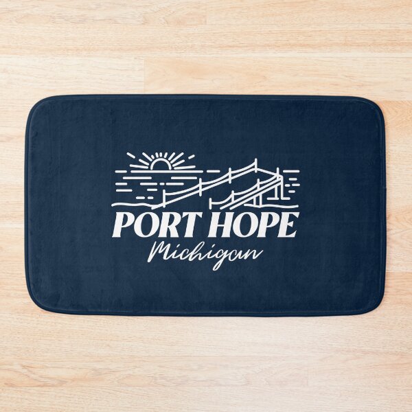 Item preview, Port Hope Michigan Sunrise Dock White Design designed and sold by Eleven-K.