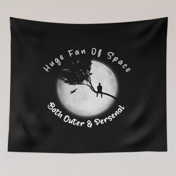 Item preview, Copy of Copy of Im A Huge Fan Of Space Both Outer And Personal Inspiring funny quote gift idea designed and sold by Inspirationarea.