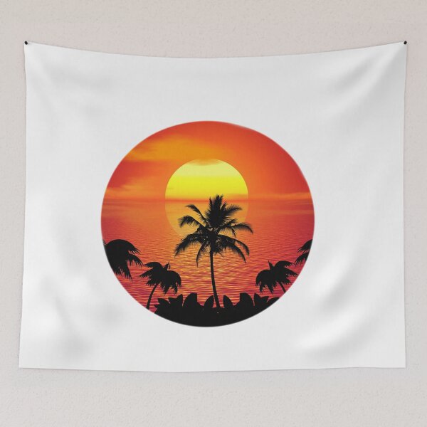 Item preview, Beach Sunset Coconut tree designed and sold by Colandia.