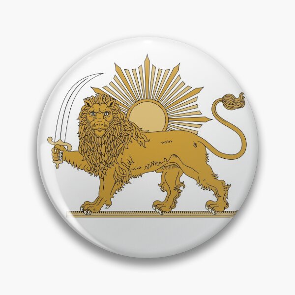 Item preview, Lion and Sun Persian Emblem designed and sold by HashemVafa.