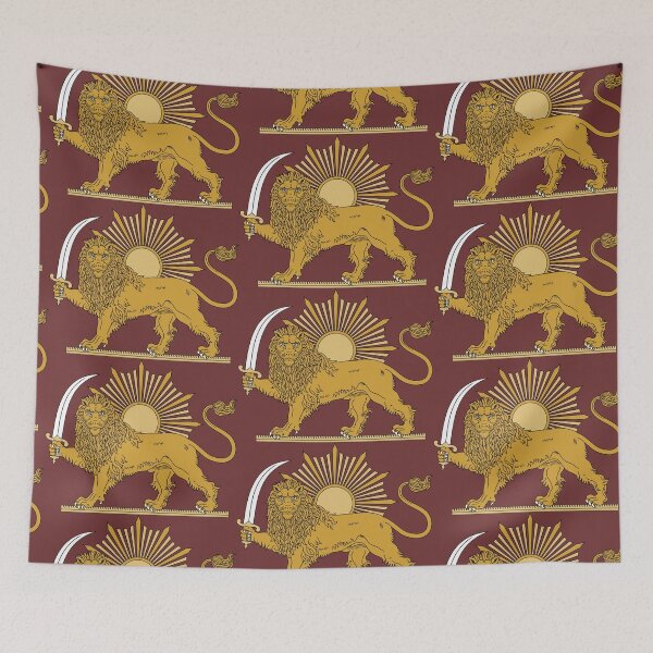 Item preview, Lion and Sun Persian Emblem designed and sold by HashemVafa.